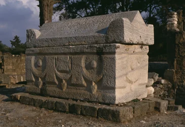 View of a sarcophagus, Roman cemetery